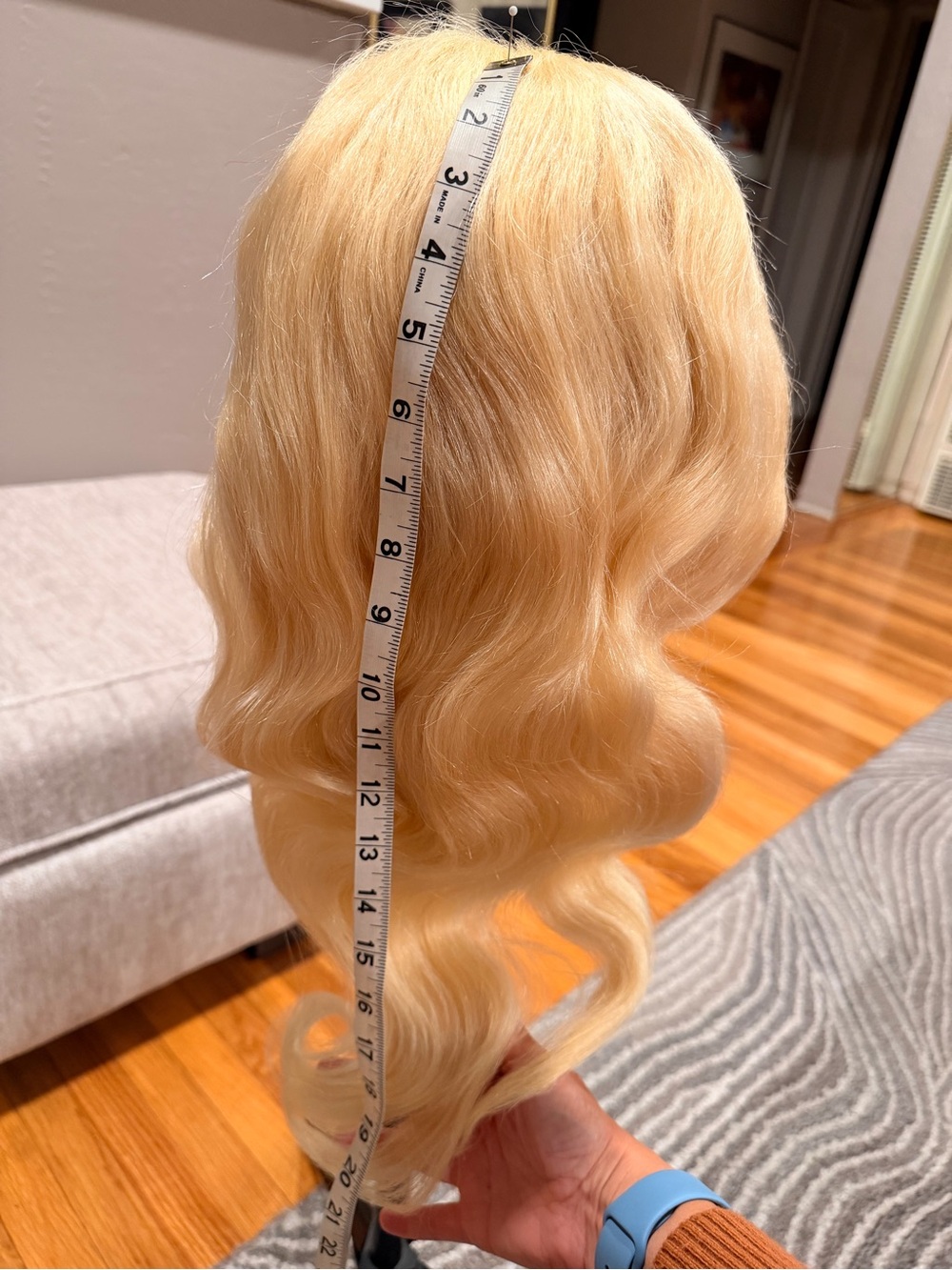 24” Blonde #613 Body Wave Human Hair Wig 13x6 HD Lace Front #068 - Picture 6 of 16
